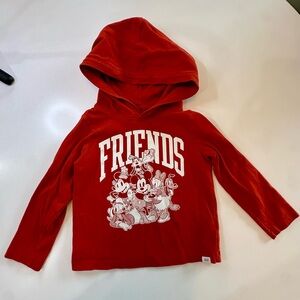 GAP organic cotton Mickey and friends hoodie
